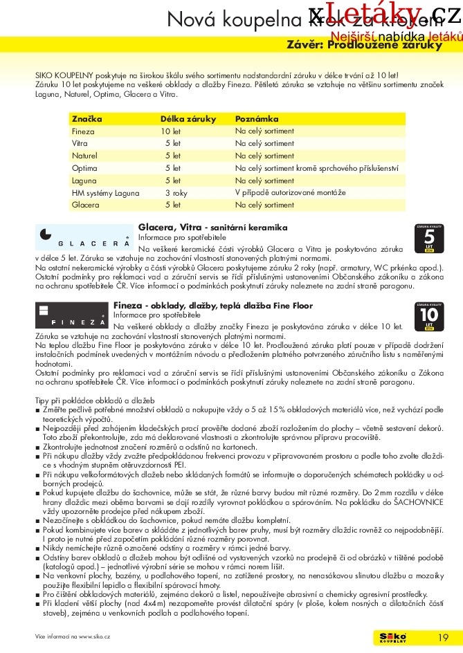 letk Siko koupelny letk - 1.st strana 1