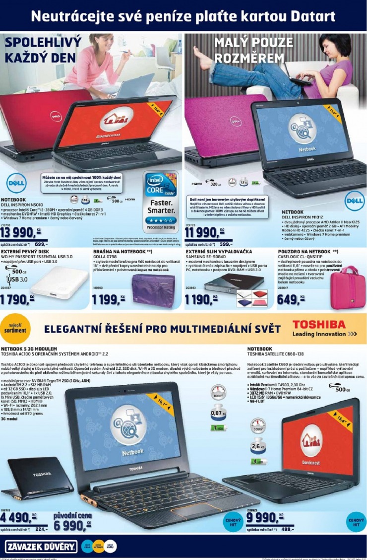 leták Datart strana 1 leták Datart strana 1