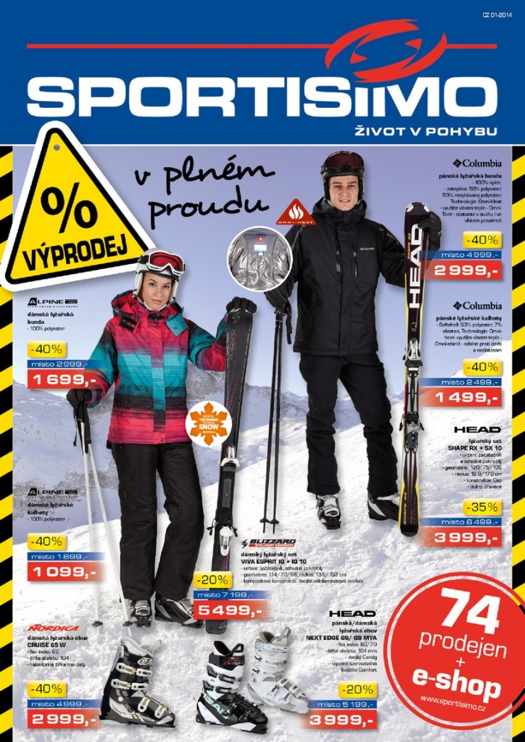 letk Sportisimo Aktuln letk od 8.1.2014 strana 1