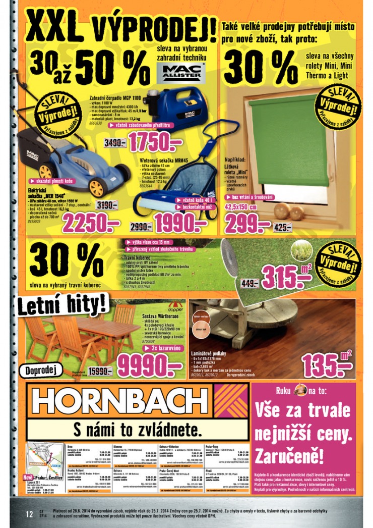 letk Hornbach Aktuln letk od 1.7.2014 strana 1