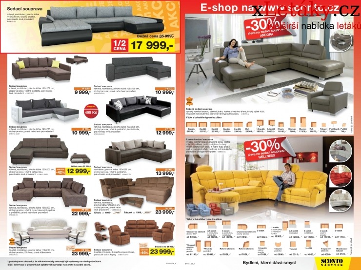 leták Sconto nábytek leták strana 1 leták Sconto nábytek leták strana 1