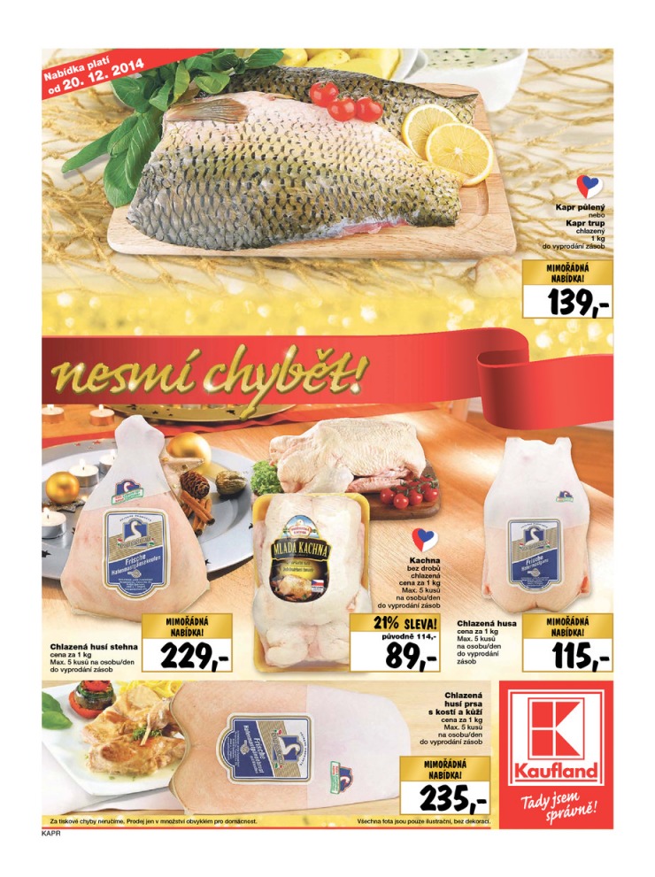 letk Kaufland Aktuln nabdka od 18.12.2014 strana 1