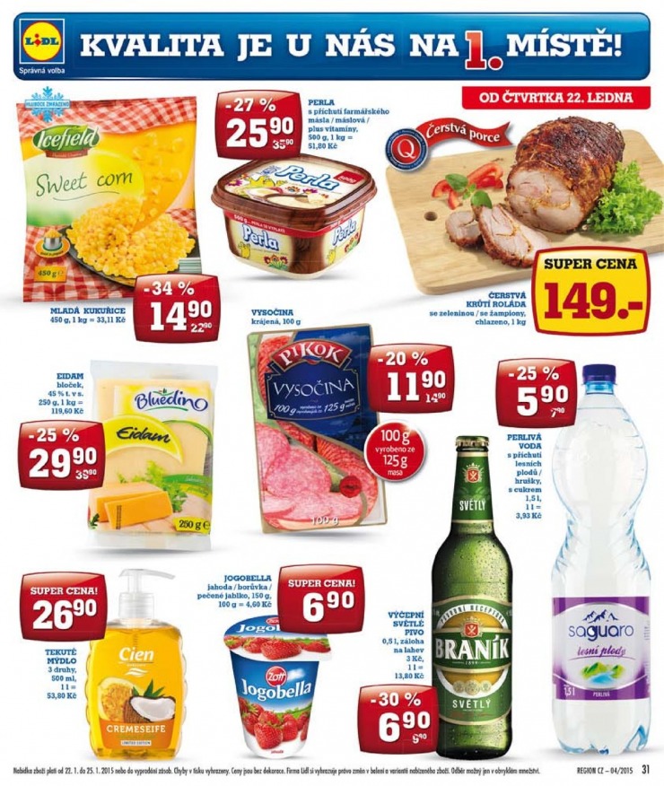 letk Lidl Akn nabdka od 19. 1. 2015 strana 1