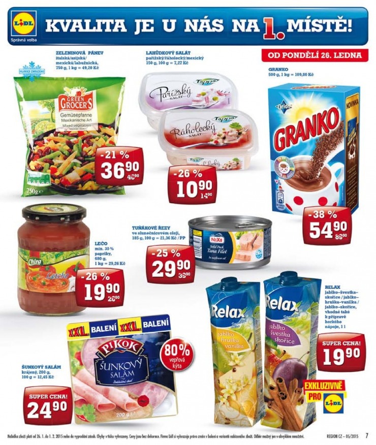 letk Lidl Akn nabdka od 26.1.2015 strana 1