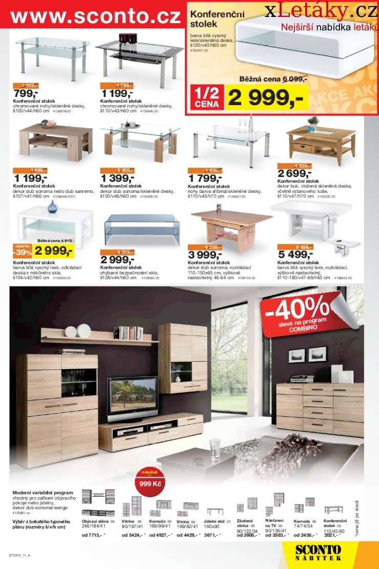 leták Sconto nábytek leták strana 1 leták Sconto nábytek leták strana 1
