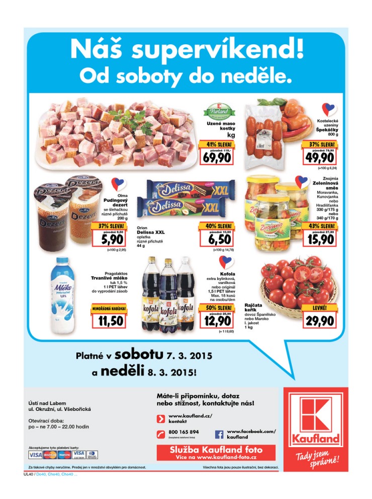 letk Kaufland Aktuln nabdka od 5.3.2015 strana 1