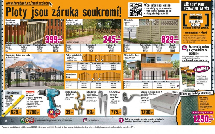 letk Hornbach Aktuln letk od 1.5.2015 strana 1