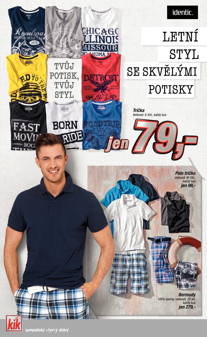 letk Kik textil Prospekt od 10.6.2015 strana 1