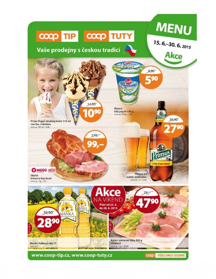 letk COOP Tuty Tip od 15. 6. 2015 strana 1