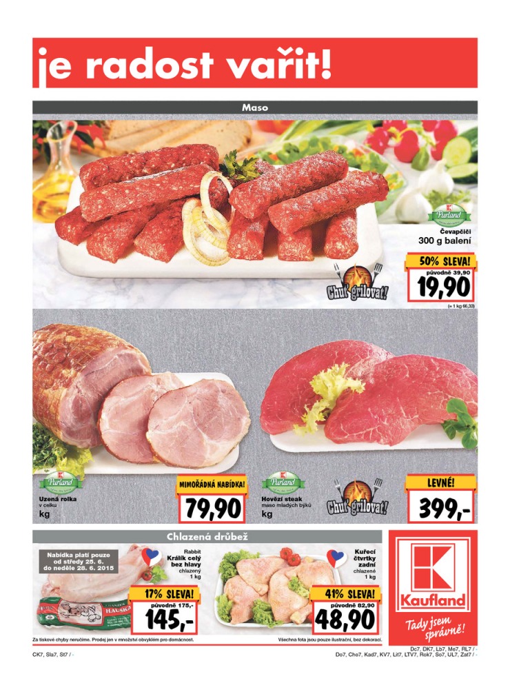 letk Kaufland Aktuln nabdka od 25.6.2015 strana 1