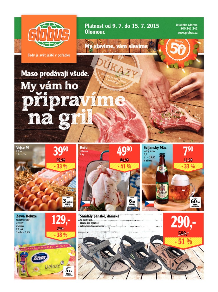 letk Globus Nae noviny od 9.7.2015 strana 1
